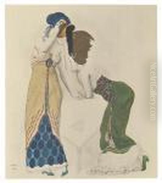 Bakst: The Story Of The Artist's Life. Oil Painting by Leon Samoilovitch Bakst