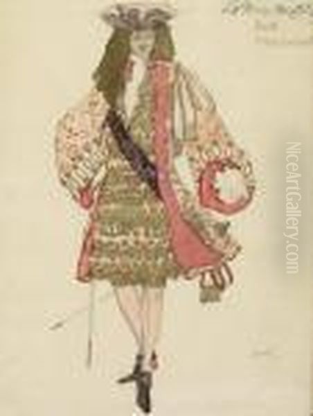 Le Prince Anglais Oil Painting by Leon Samoilovitch Bakst