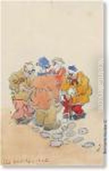 Untitled Oil Painting by Leon Samoilovitch Bakst