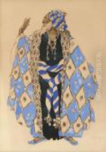 Prafekt Oil Painting by Leon Samoilovitch Bakst