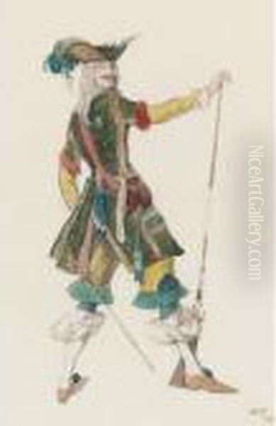 Sleeping Beauty Oil Painting by Leon Samoilovitch Bakst