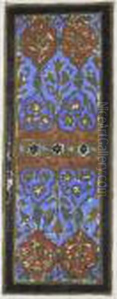 Design For A Decorative Panel Oil Painting by Leon Samoilovitch Bakst