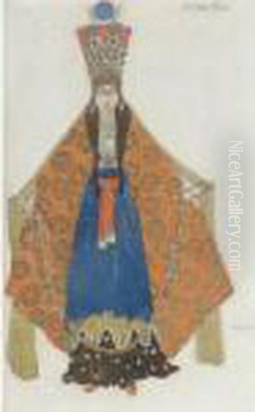 Saint Sebastian Oil Painting by Leon Samoilovitch Bakst