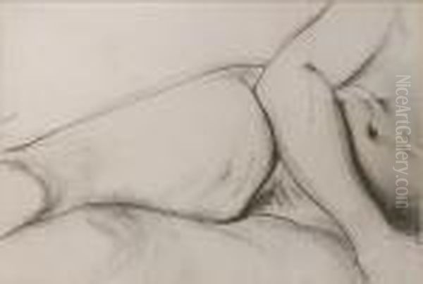 Nude Oil Painting by Leon Samoilovitch Bakst