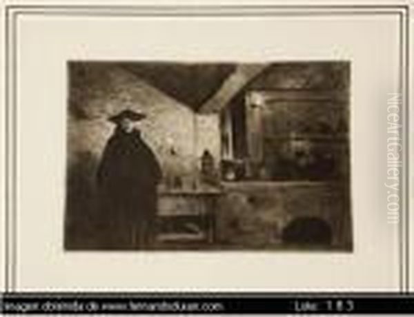 Untitled Oil Painting by Ricardo Baroja Nessi