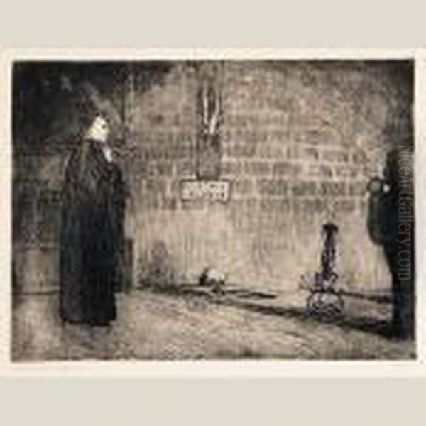 Cristo De La Agonia Oil Painting by Ricardo Baroja Nessi