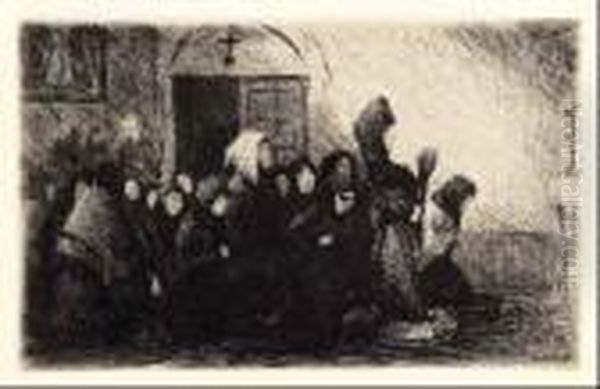 Plegaria Oil Painting by Ricardo Baroja Nessi