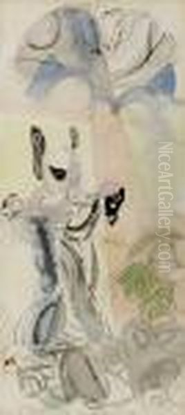 Scene Mythologique Oil Painting by Maurice Barraud