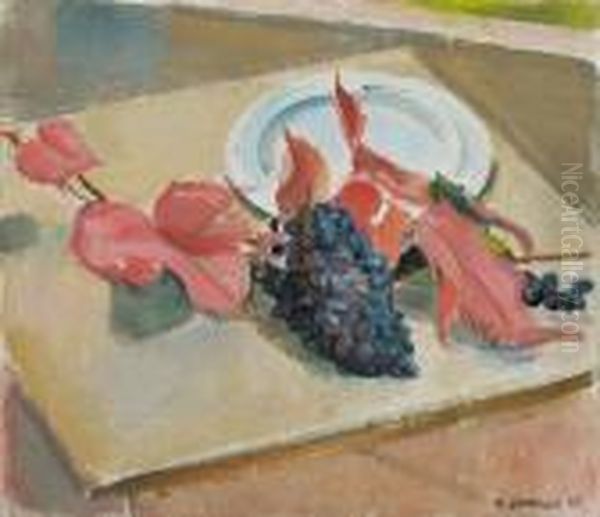 Raisinbleu Oil Painting by Maurice Barraud