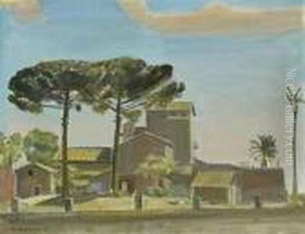 Paysage St. Bonaventure Oil Painting by Maurice Barraud