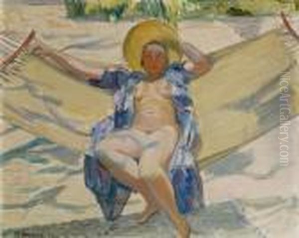 La Sieste Au Soleil Oil Painting by Maurice Barraud