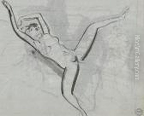 Nu Oil Painting by Maurice Barraud