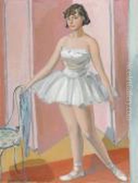 La Danseuse. Oil Painting by Maurice Barraud