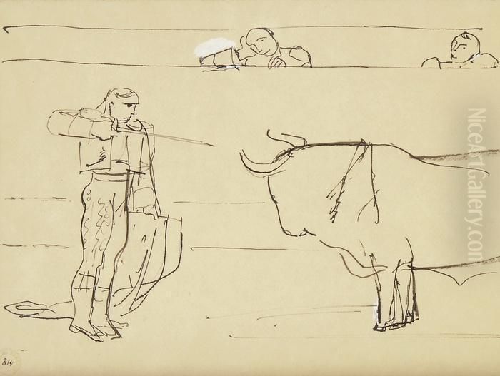 Der Torero Oil Painting by Maurice Barraud