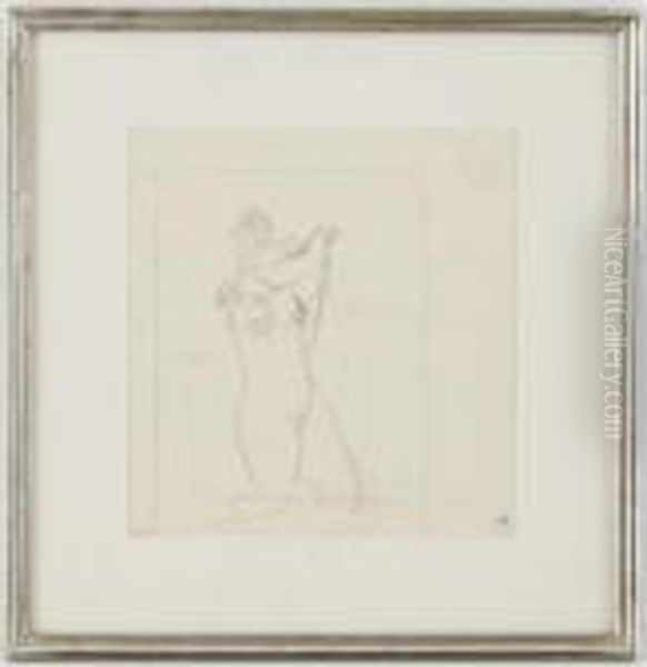 Nu Debout Oil Painting by Maurice Barraud