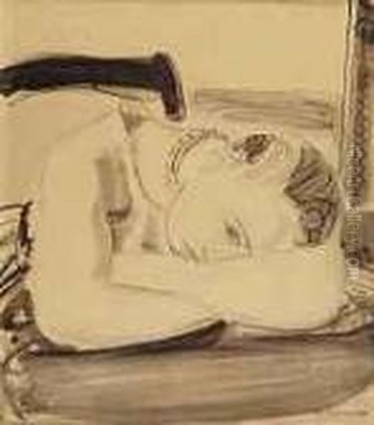 Traumende Oil Painting by Maurice Barraud