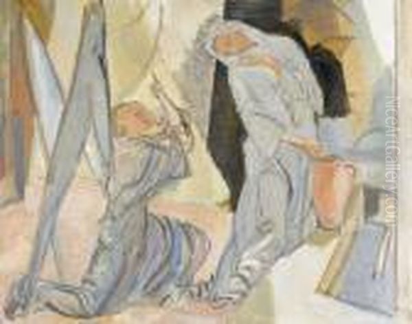 Annonciation Oil Painting by Maurice Barraud