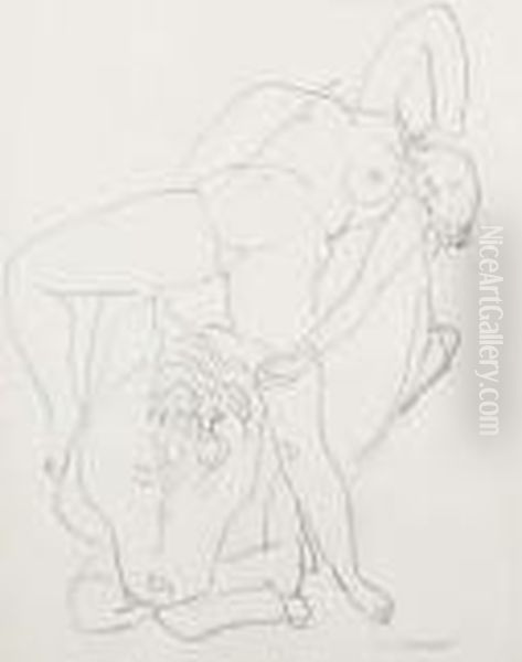 Europa. Oil Painting by Maurice Barraud