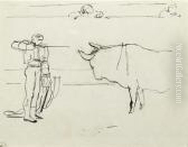 Toreador. Oil Painting by Maurice Barraud