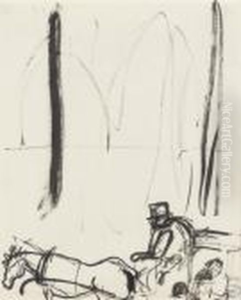 Postkutsche. Oil Painting by Maurice Barraud