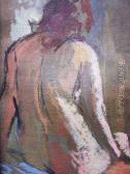 Nu De Dos Oil Painting by Maurice Barraud