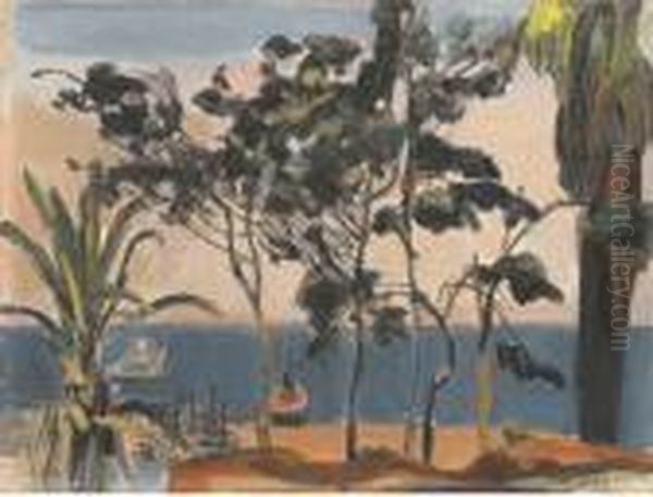 Barcelone Oil Painting by Maurice Barraud