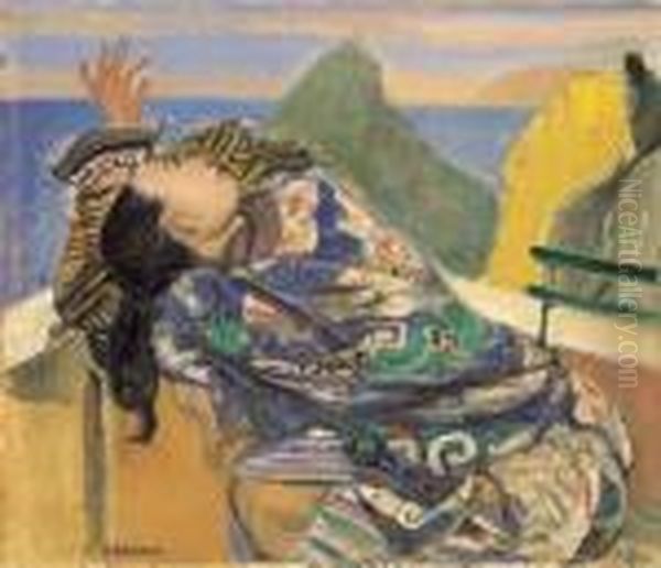 Voila Les Hirondelles Oil Painting by Maurice Barraud