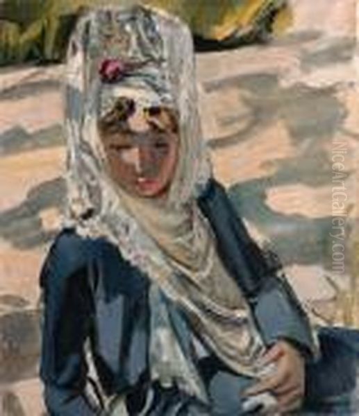 L'espagnole Oil Painting by Maurice Barraud