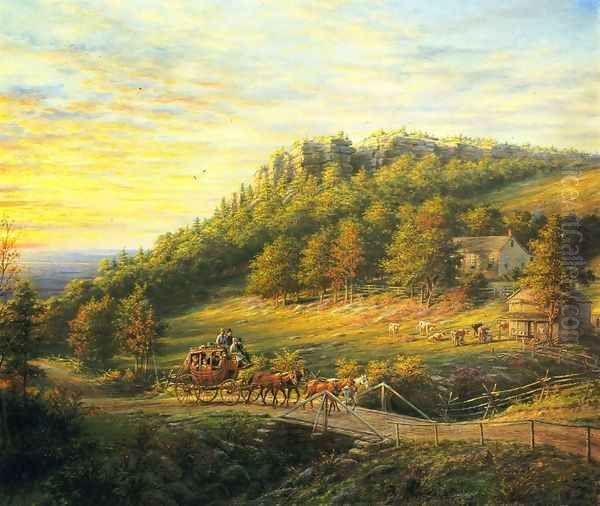 Bear Hill Oil Painting by Edward Lamson Henry