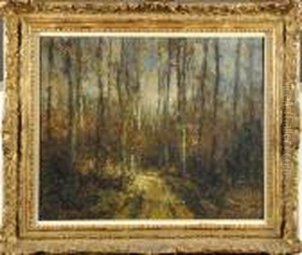 Le Rouge Cloitre Oil Painting by Alfred Bastien