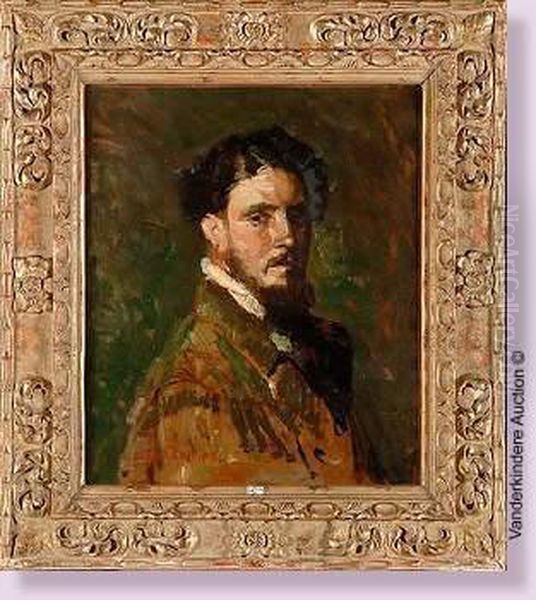 Autoportrait Oil Painting by Alfred Bastien