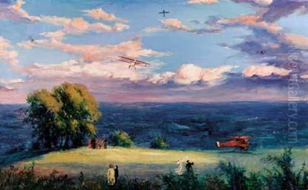 Prove Di Volo Oil Painting by Alfred Bastien