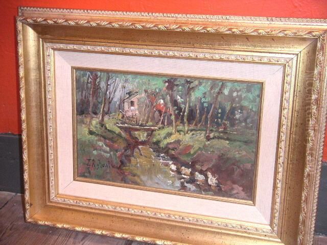 Le Rougecloitre Oil Painting by Alfred Bastien