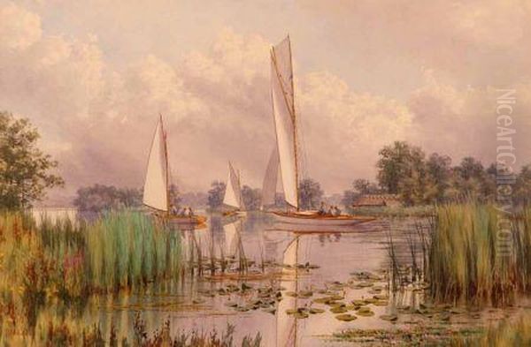Yachts On Salhouse
Broad Oil Painting by Stephen John Batchelder