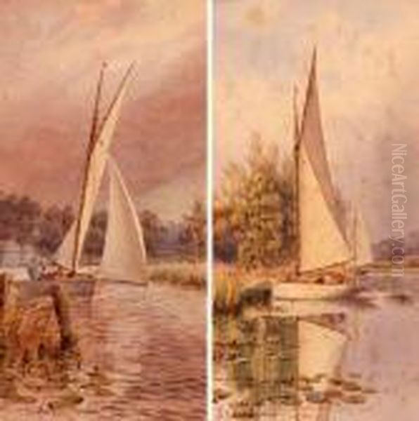 Wroxham And
Salhouse Broad Oil Painting by Stephen John Batchelder