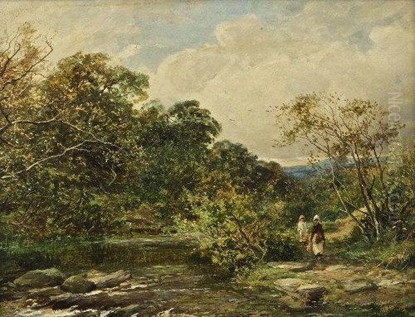In Bolton Woods, 
Wharfedale Oil Painting by David Bates
