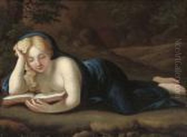The Penitent Magdalene Oil Painting by Pompeo Gerolamo Batoni