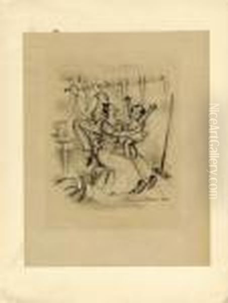 Ohne Titel Oil Painting by Max Bauer