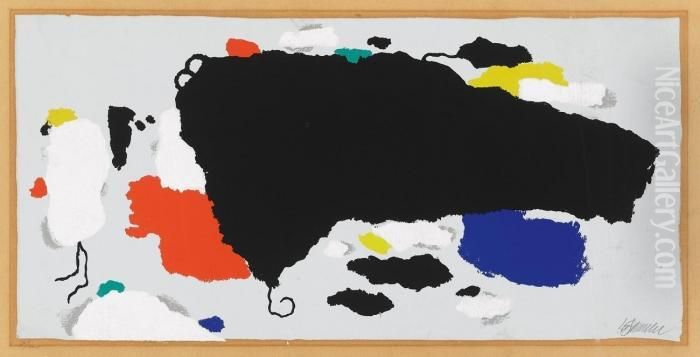 Mo (i) Oil Painting by Willi Baumeister