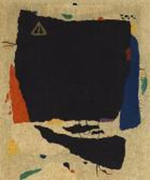 Montaru Mit Gondel. Oil Painting by Willi Baumeister