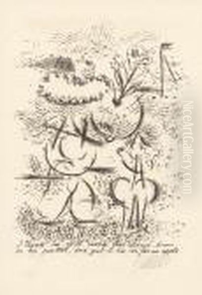 Tempest Oil Painting by Willi Baumeister