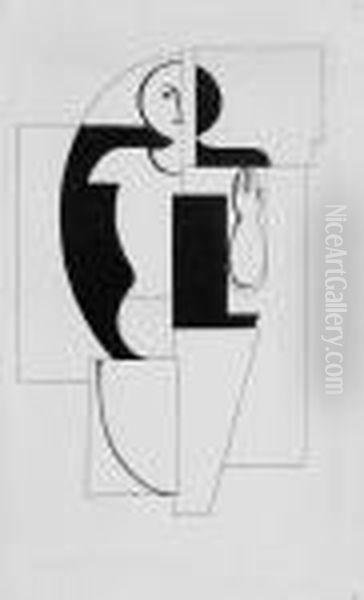 Apoll (apoll Ii) Oil Painting by Willi Baumeister