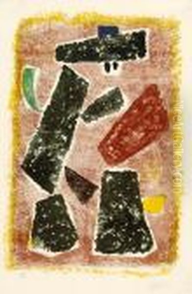 Souvenir D'espagne. Oil Painting by Willi Baumeister