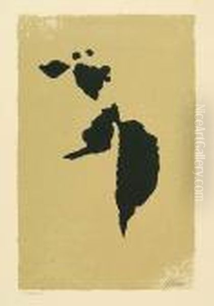 Tanzerin Iv. Oil Painting by Willi Baumeister