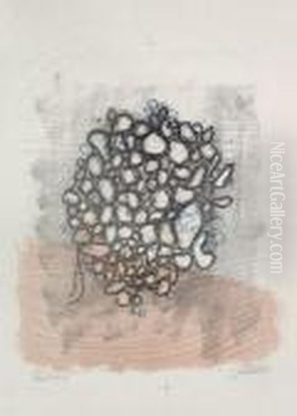 Steintraube Oil Painting by Willi Baumeister