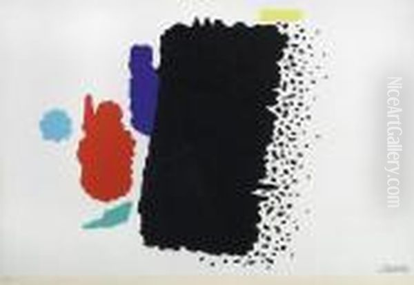 Aru Mit Punkten Oil Painting by Willi Baumeister