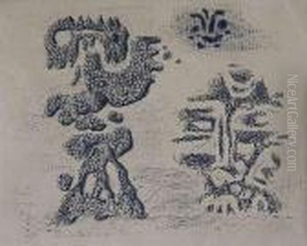 Lass Die Klage, Lass Denzorn Oil Painting by Willi Baumeister