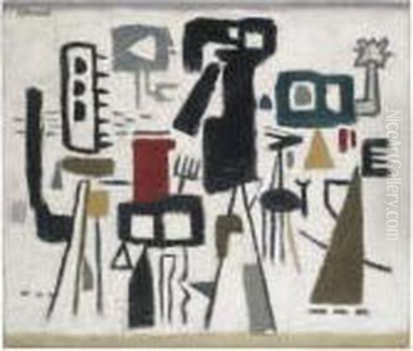 Amenophis Ii Oil Painting by Willi Baumeister