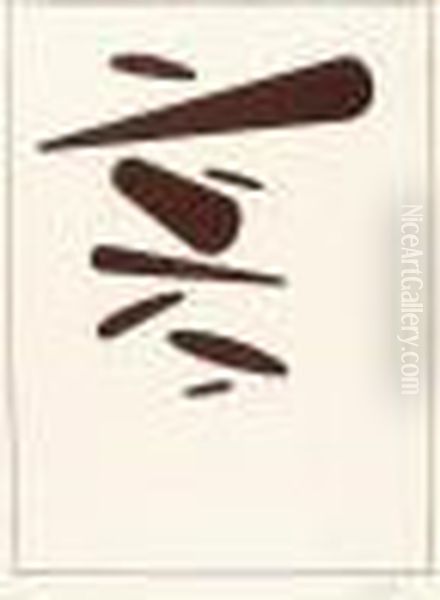 (rouge 1) Oil Painting by Willi Baumeister