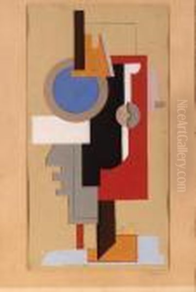 Untitled Oil Painting by Willi Baumeister